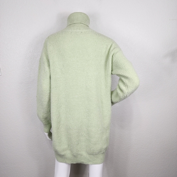 Fore Lime Turtleneck Oversized Sweater Size M - Picture 10 of 13